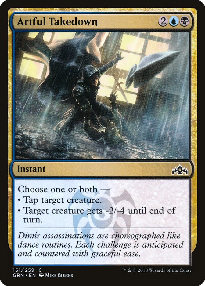 Artful Takedown [Guilds of Ravnica] (151)