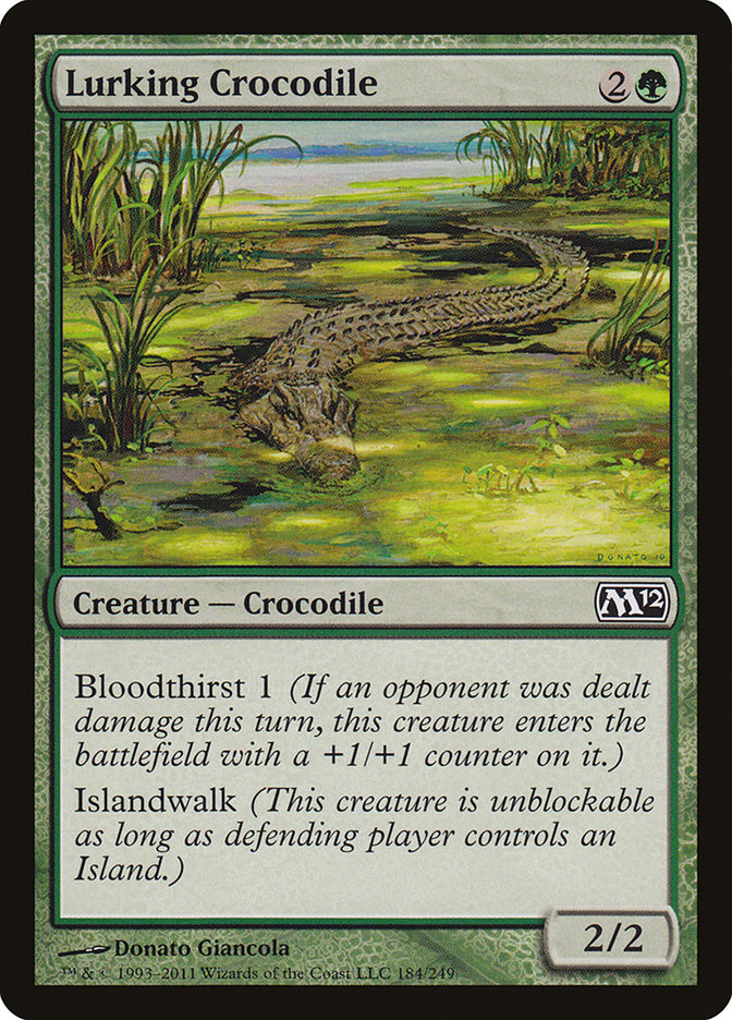 Lurking Crocodile [Magic 2012] (184)
