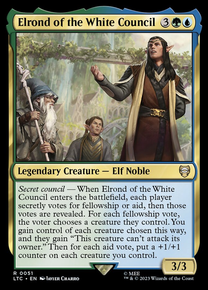Elrond of the White Council [Tales of Middle-earth Commander] (51)