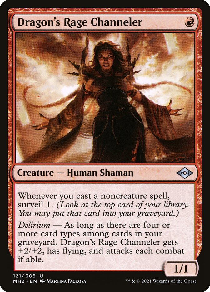 Dragon's Rage Channeler [Modern Horizons 2] (121)