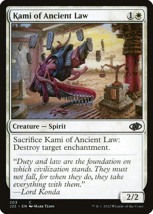 Kami of Ancient Law [Jumpstart 2022] (203)