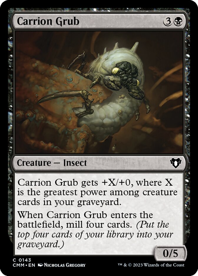 Carrion Grub [Commander Masters] (143)