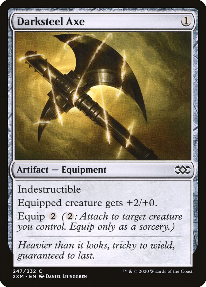 Darksteel Axe [Double Masters] (247)
