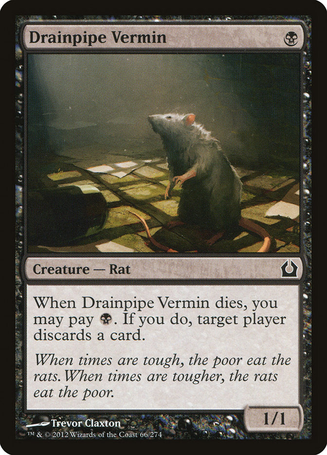 Drainpipe Vermin [Return to Ravnica] (66)