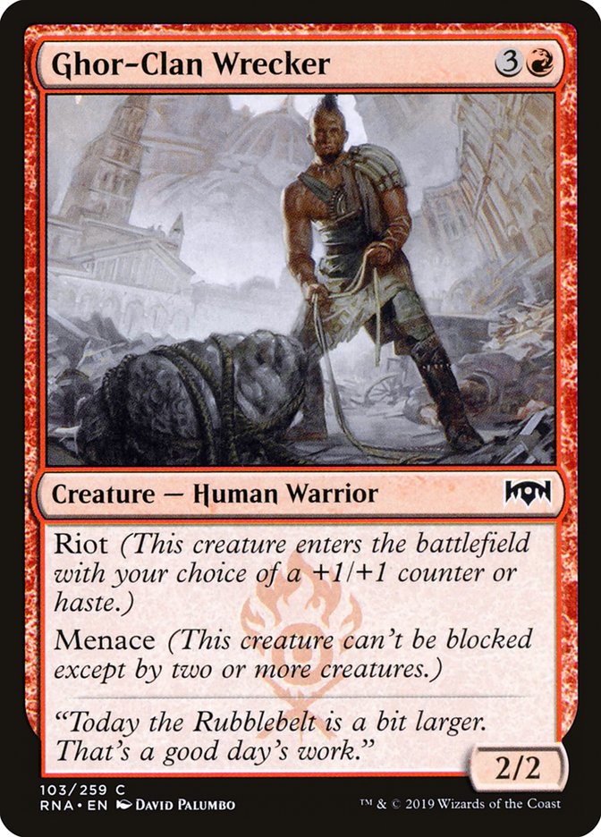 Ghor-Clan Wrecker [Ravnica Allegiance] (103)