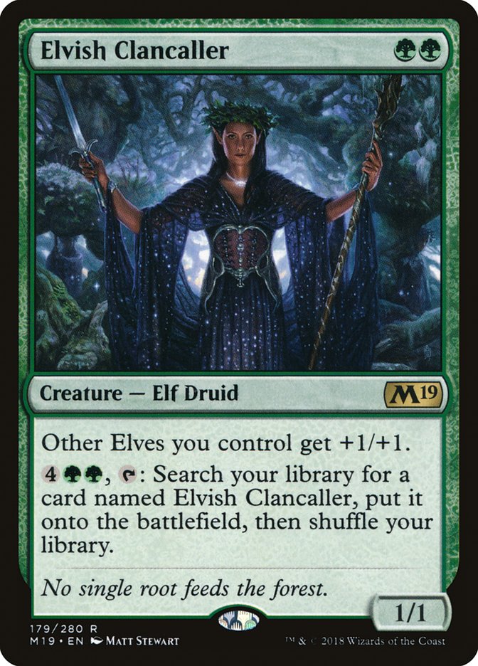 Elvish Clancaller [Core Set 2019] (179)