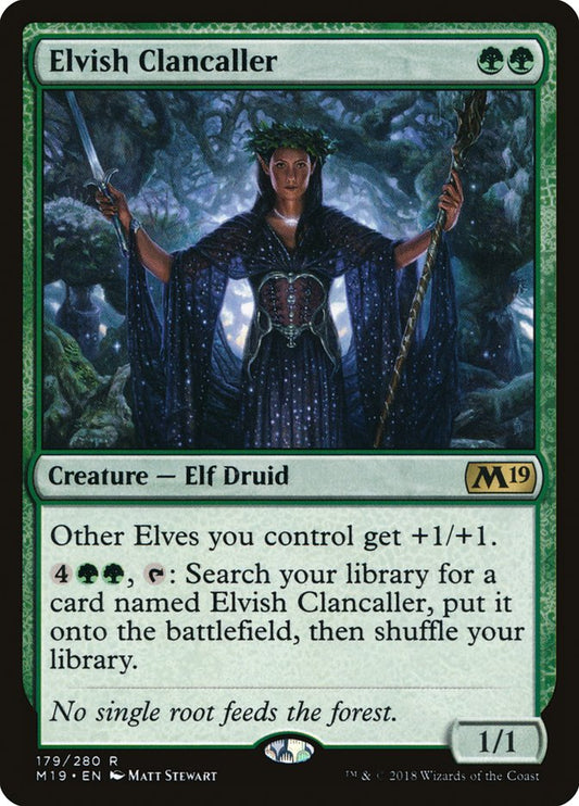 Elvish Clancaller [Core Set 2019] (179)