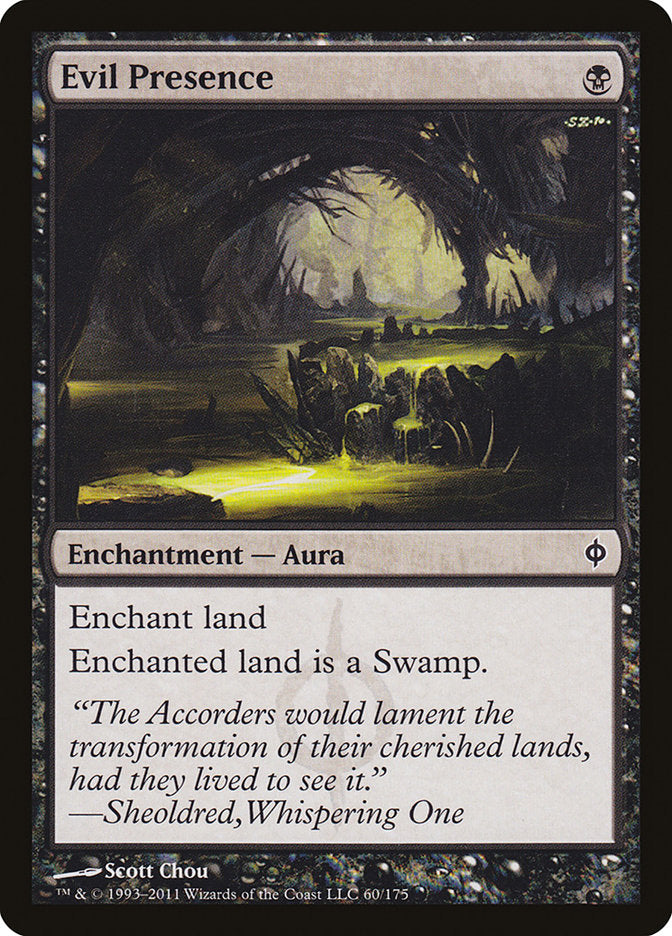 Evil Presence [New Phyrexia] (60)