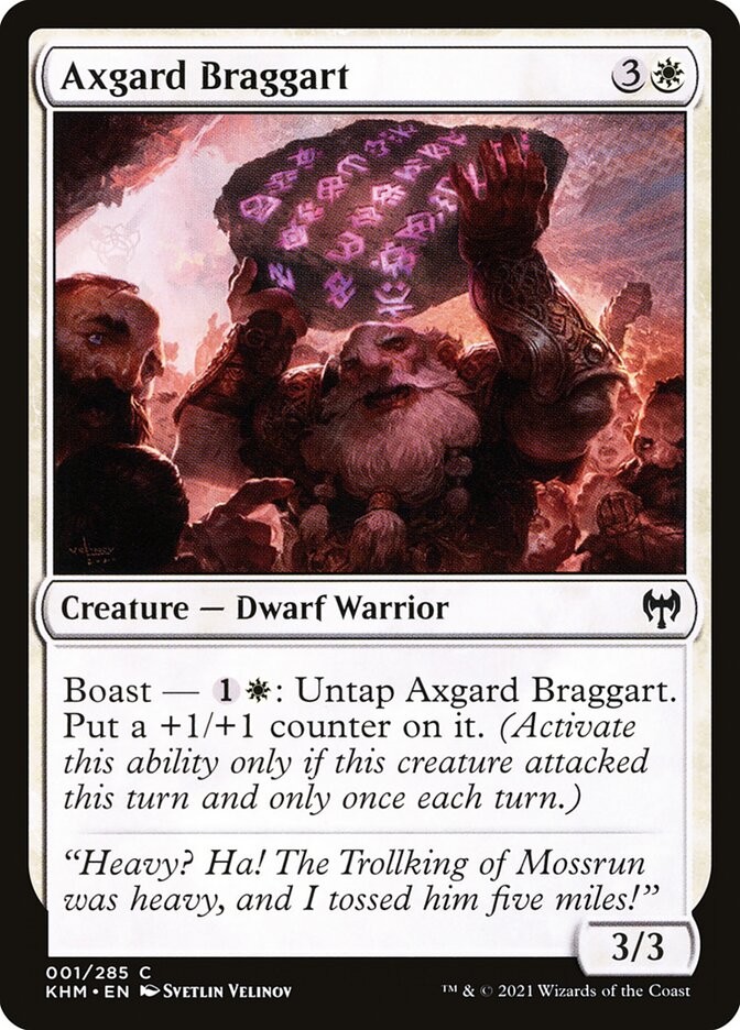 Axgard Braggart [Kaldheim] (1)
