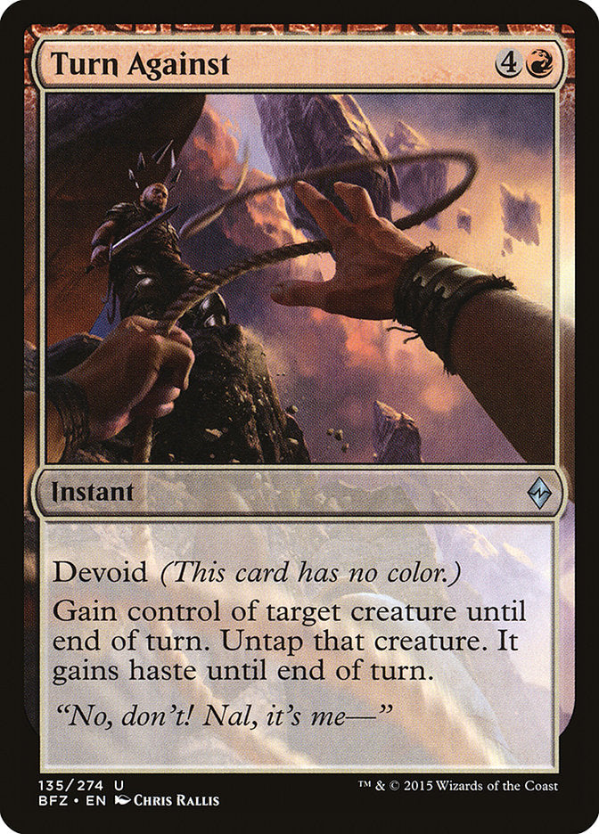 Turn Against [Battle for Zendikar] (135)