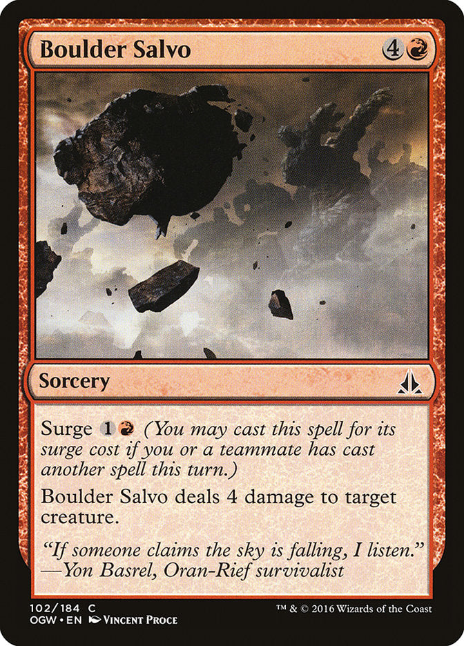 Boulder Salvo [Oath of the Gatewatch] (102)