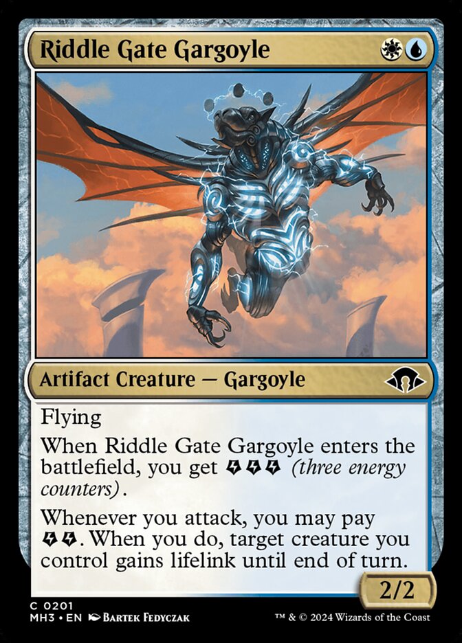 Riddle Gate Gargoyle [Modern Horizons 3] (201)