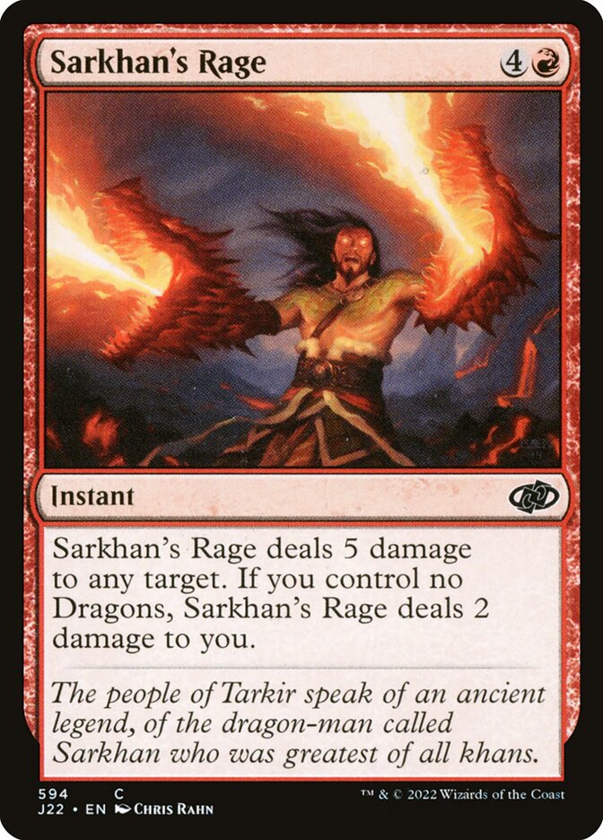 Sarkhan's Rage [Jumpstart 2022] (594)