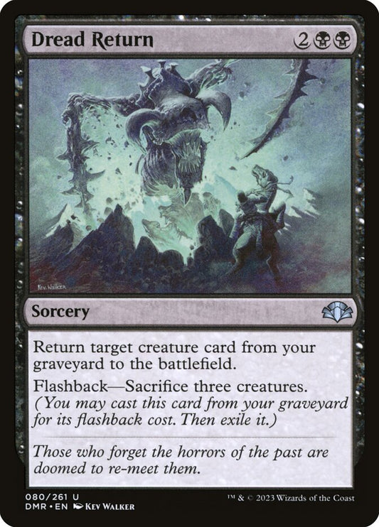Dread Return [Dominaria Remastered] (80)