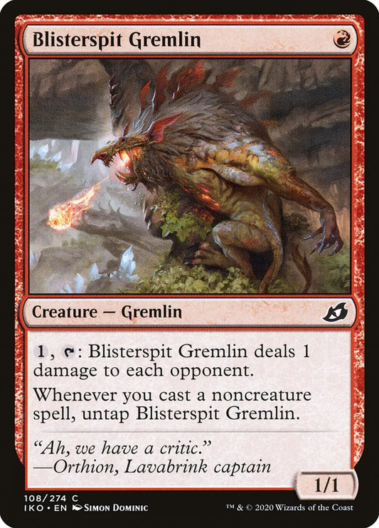 Blisterspit Gremlin [Ikoria: Lair of Behemoths] (108)