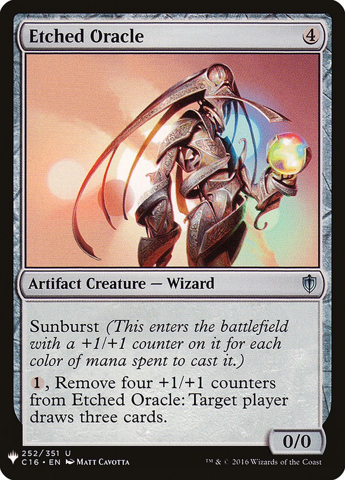 Etched Oracle [The List] (C16-252)