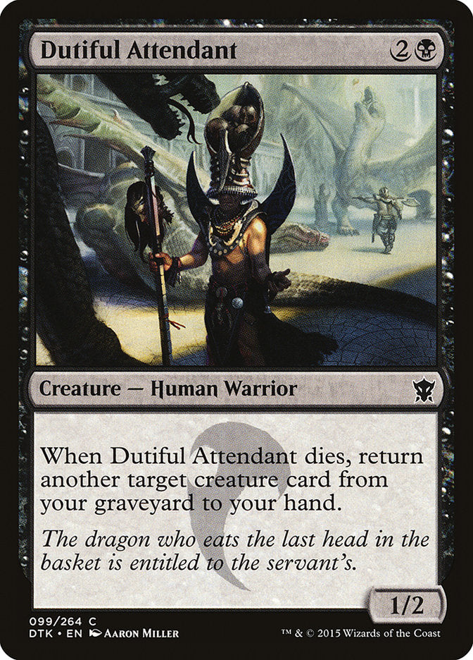 Dutiful Attendant [Dragons of Tarkir] (99)