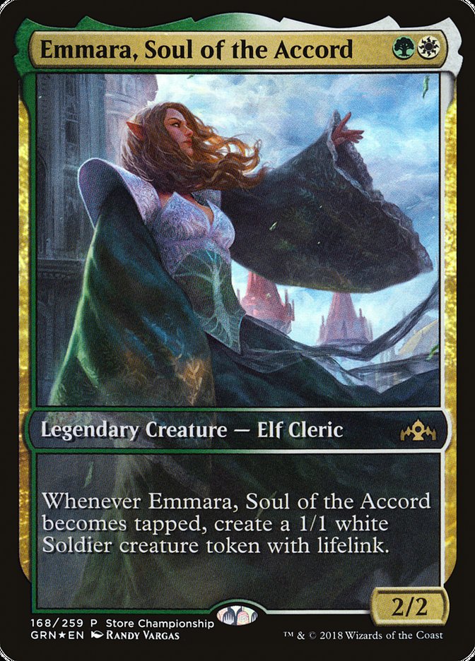 Emmara, Soul of the Accord [Guilds of Ravnica Promos] (168)