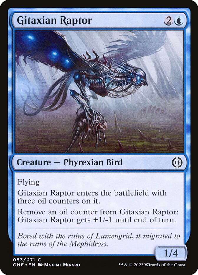Gitaxian Raptor [Phyrexia: All Will Be One] (53)