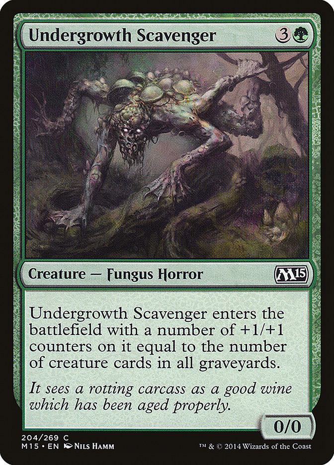 Undergrowth Scavenger [Magic 2015] (204)