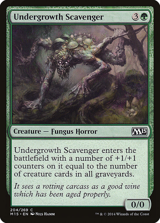 Undergrowth Scavenger [Magic 2015] (204)