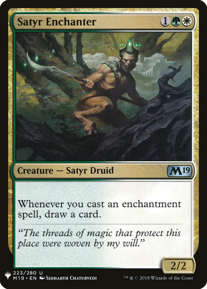 Satyr Enchanter [The List] (M19-223)