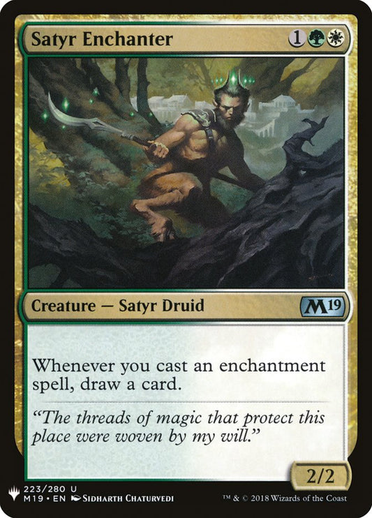 Satyr Enchanter [The List] (M19-223)