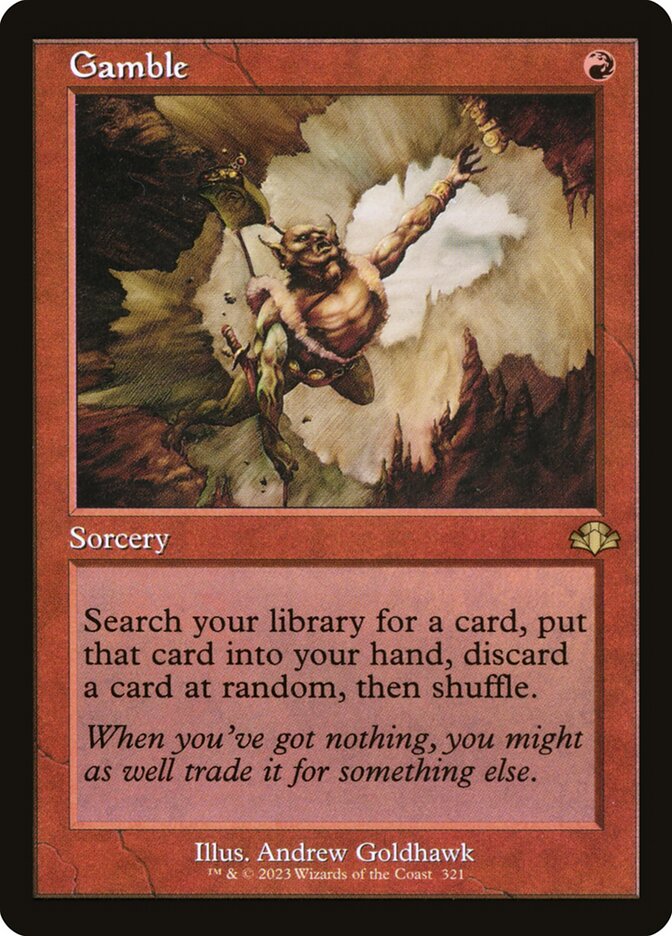 Gamble [Dominaria Remastered] (321)