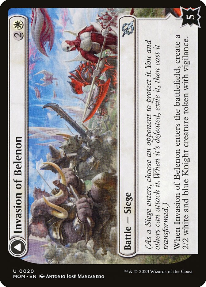 Invasion of Belenon // Belenon War Anthem [March of the Machine] (20)