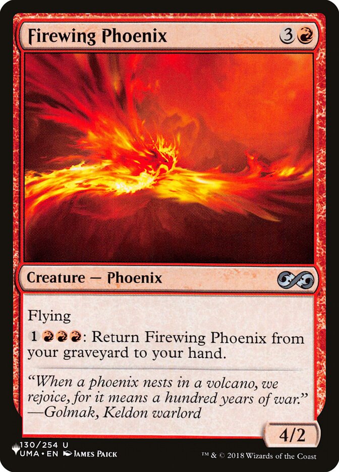 Firewing Phoenix [The List] (UMA-130)
