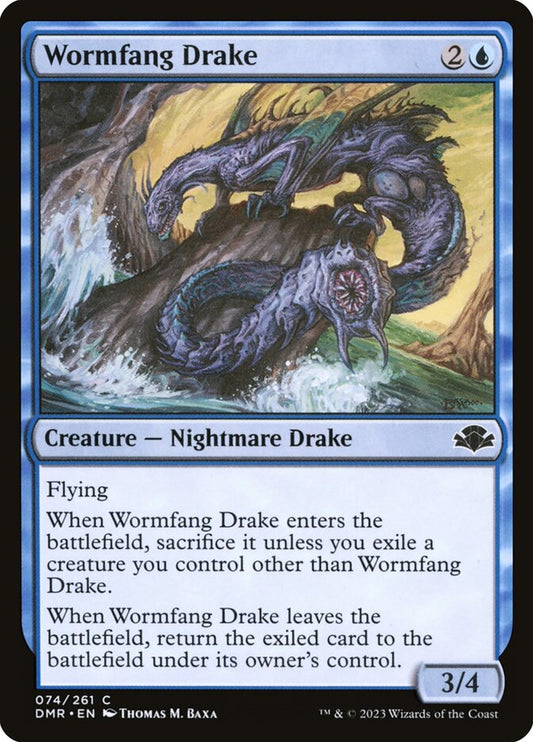 Wormfang Drake [Dominaria Remastered] (74)