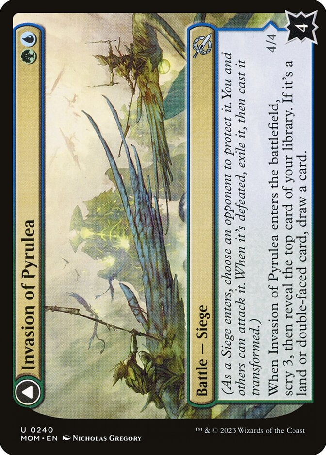 Invasion of Pyrulea // Gargantuan Slabhorn [March of the Machine] (240)