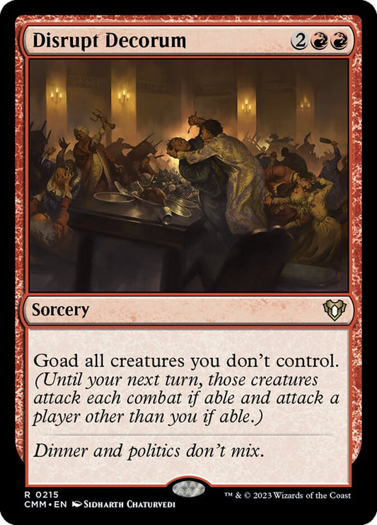 Disrupt Decorum [Commander Masters] (215)