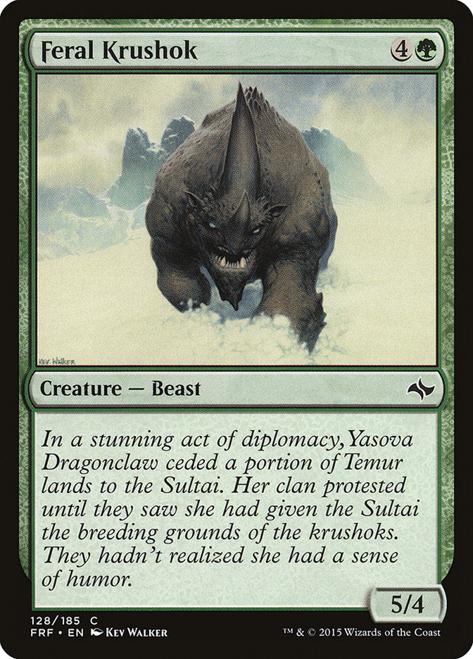 Feral Krushok [Fate Reforged] (128)