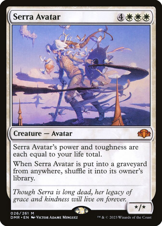 Serra Avatar [Dominaria Remastered] (26)