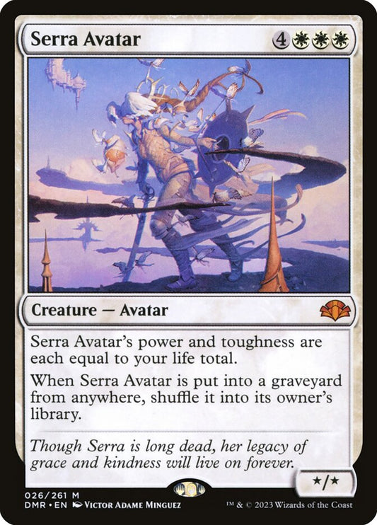 Serra Avatar [Dominaria Remastered] (26)