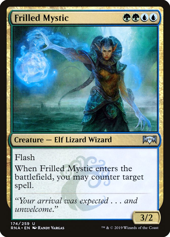 Frilled Mystic [Ravnica Allegiance] (174)