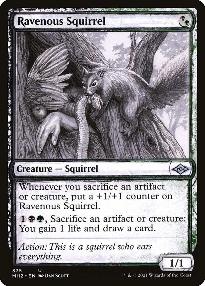 Ravenous Squirrel [Modern Horizons 2] (375)