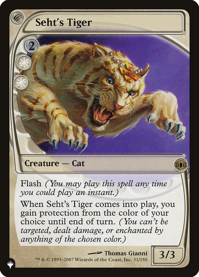 Seht's Tiger [The List] (FUT-31)