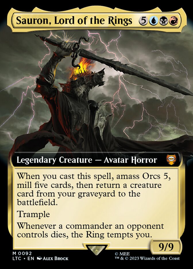 Sauron, Lord of the Rings [Tales of Middle-earth Commander] (92)