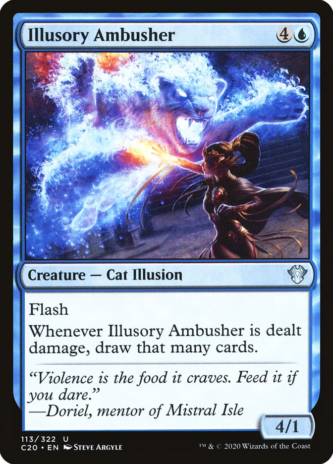 Illusory Ambusher [Commander 2020] (113)