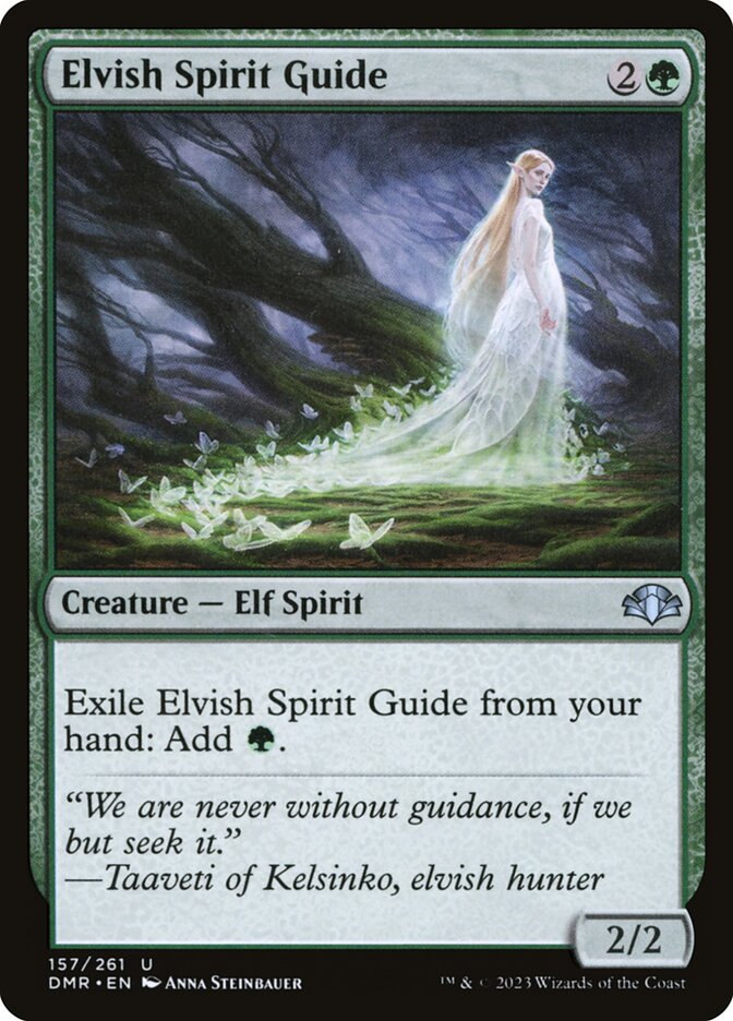 Elvish Spirit Guide [Dominaria Remastered] (157)