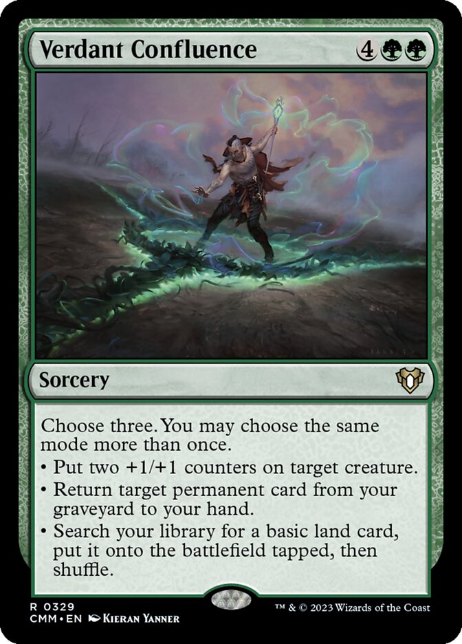 Verdant Confluence [Commander Masters] (329)