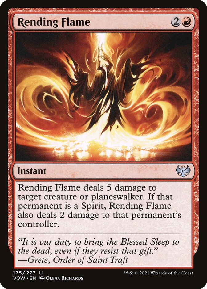 Rending Flame [Innistrad: Crimson Vow] (175)