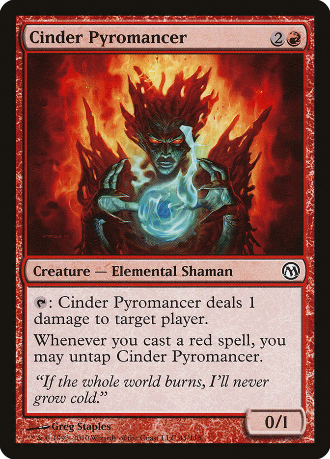 Cinder Pyromancer [Duels of the Planeswalkers] (41)