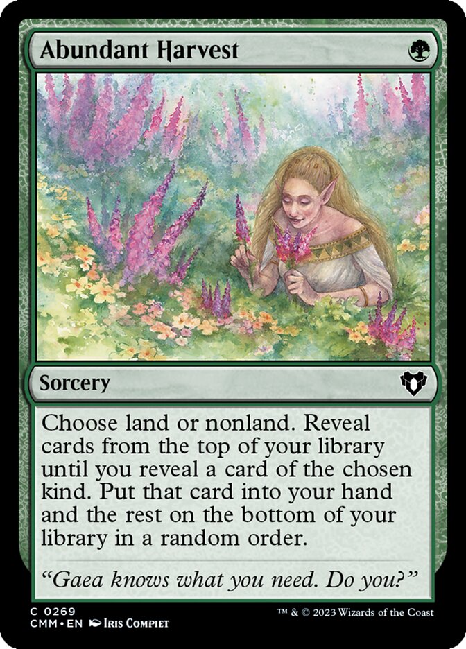 Abundant Harvest [Commander Masters] (269)