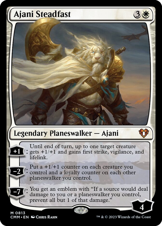 Ajani Steadfast [Commander Masters] (813)