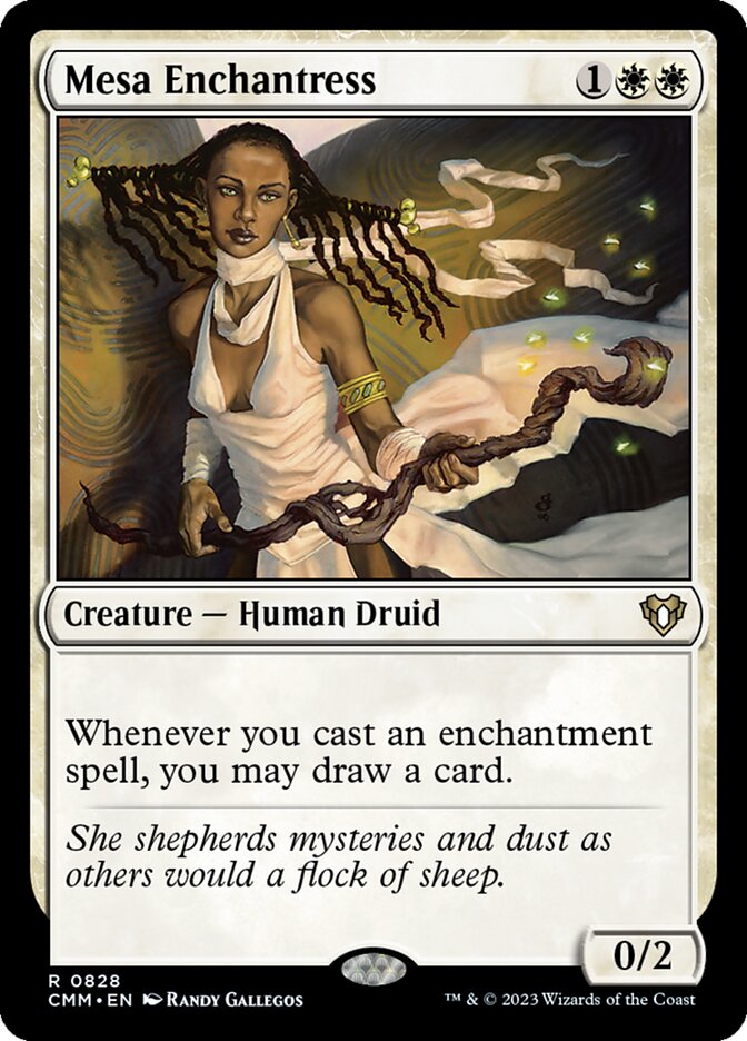 Mesa Enchantress [Commander Masters] (828)