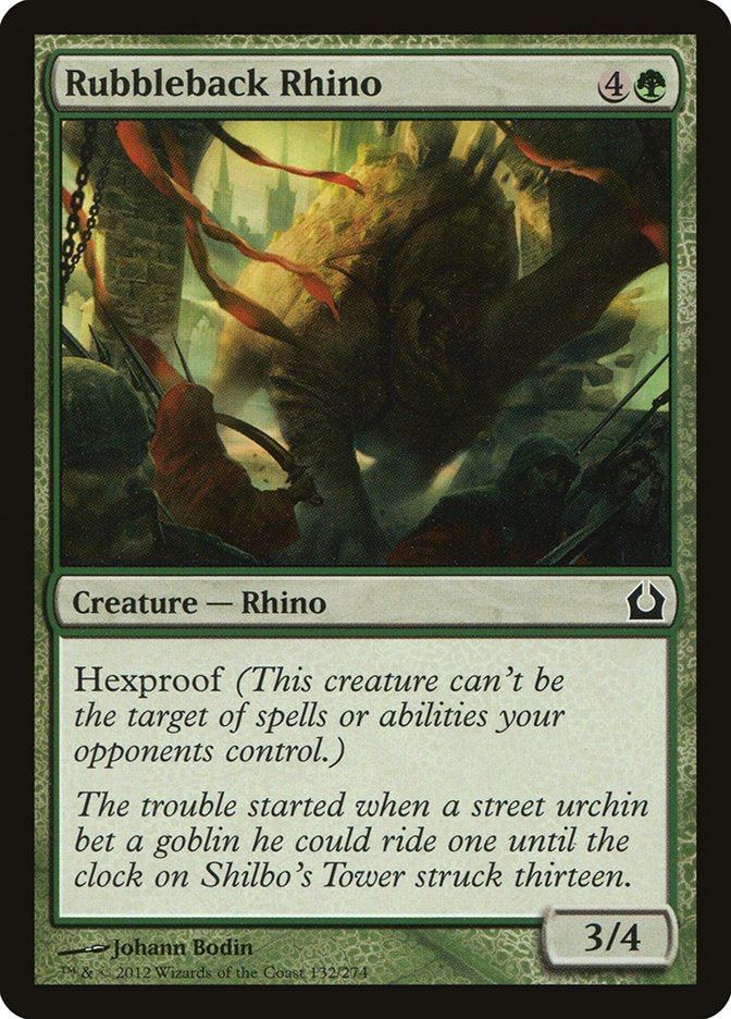 Rubbleback Rhino [Return to Ravnica] (132)