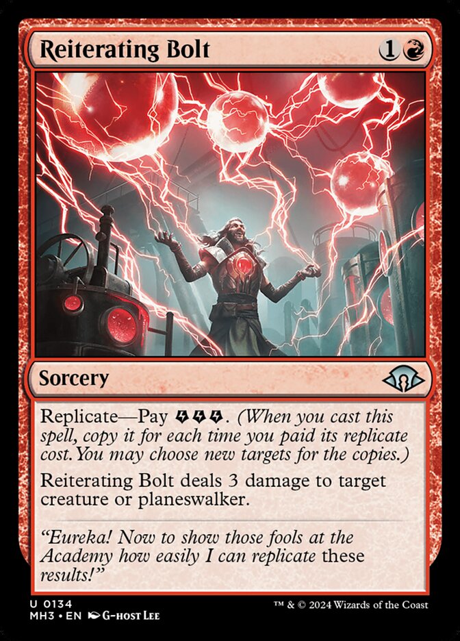 Reiterating Bolt [Modern Horizons 3] (134)